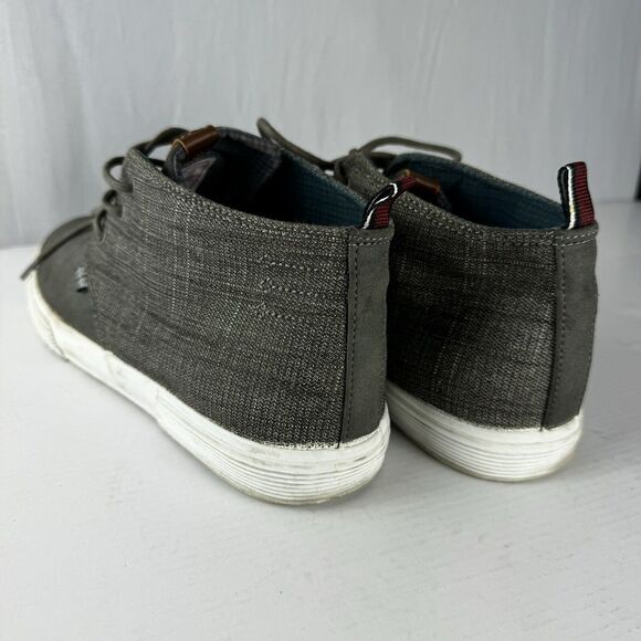 Ben Sherman Men’s Casual Sneakers Size 11, Grey Fabric/PU Upper, Trendy Design - Picture 3 of 16